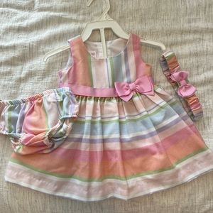 Bonnie Baby Striped Dress